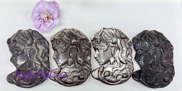 Silver Sheen Obsidian Medusa