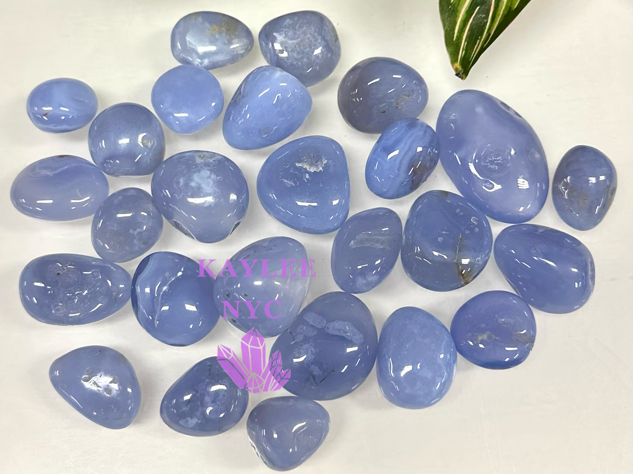 Blue Chalcedony Tumble