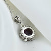Amethyst & Sterling Silver Necklace