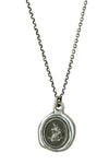 Unicorn and Crown Wax Seal Necklace