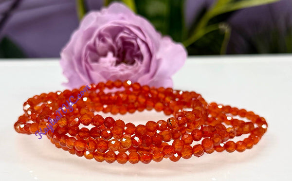 Faceted Carnelian Bracelet