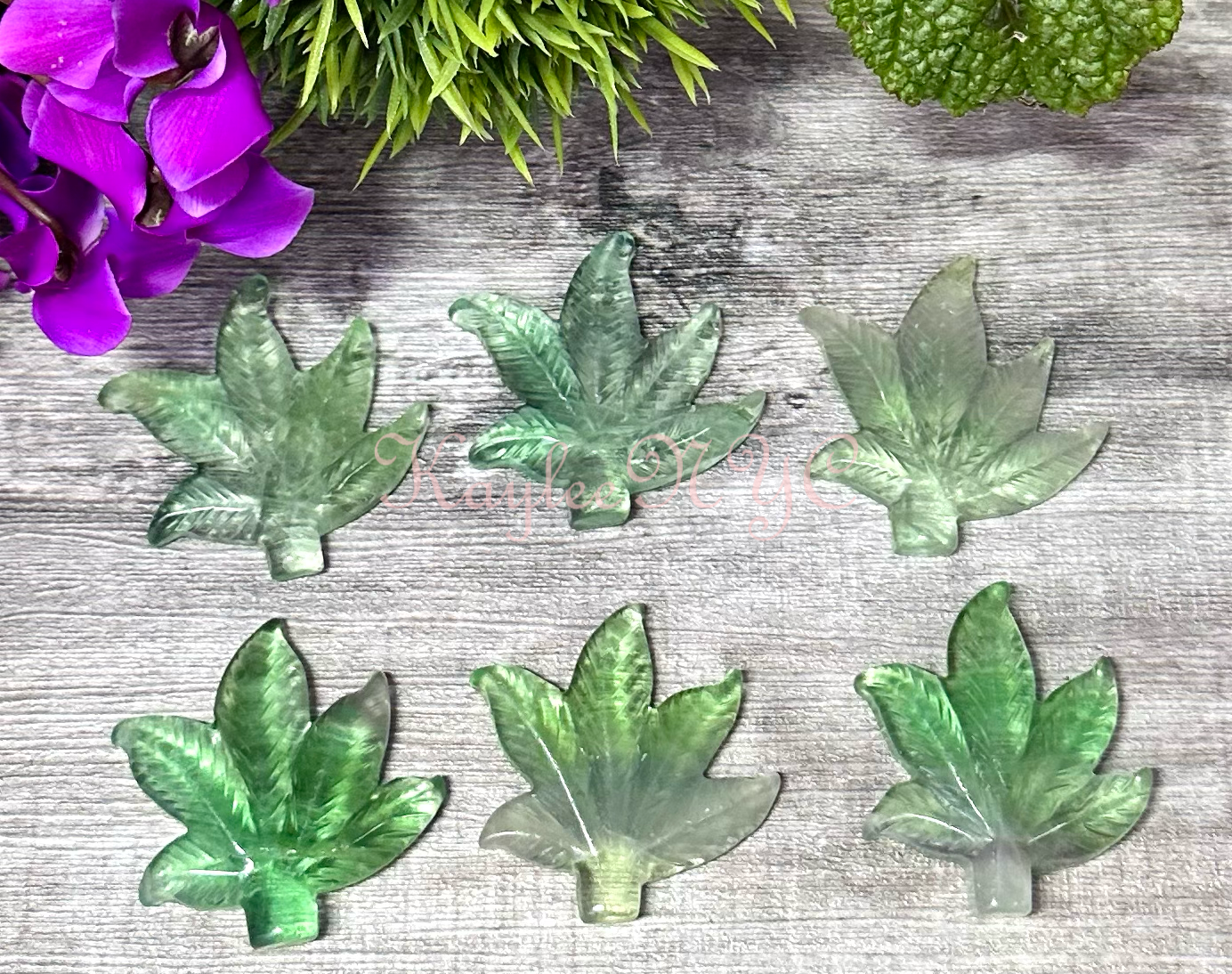Fluorite Weed Leaf