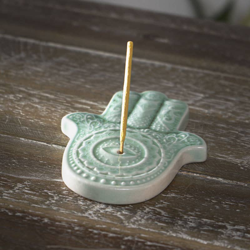 Hamsa Incense Burner