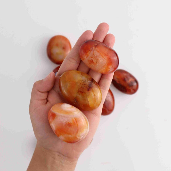 Carnelian Palm Stone