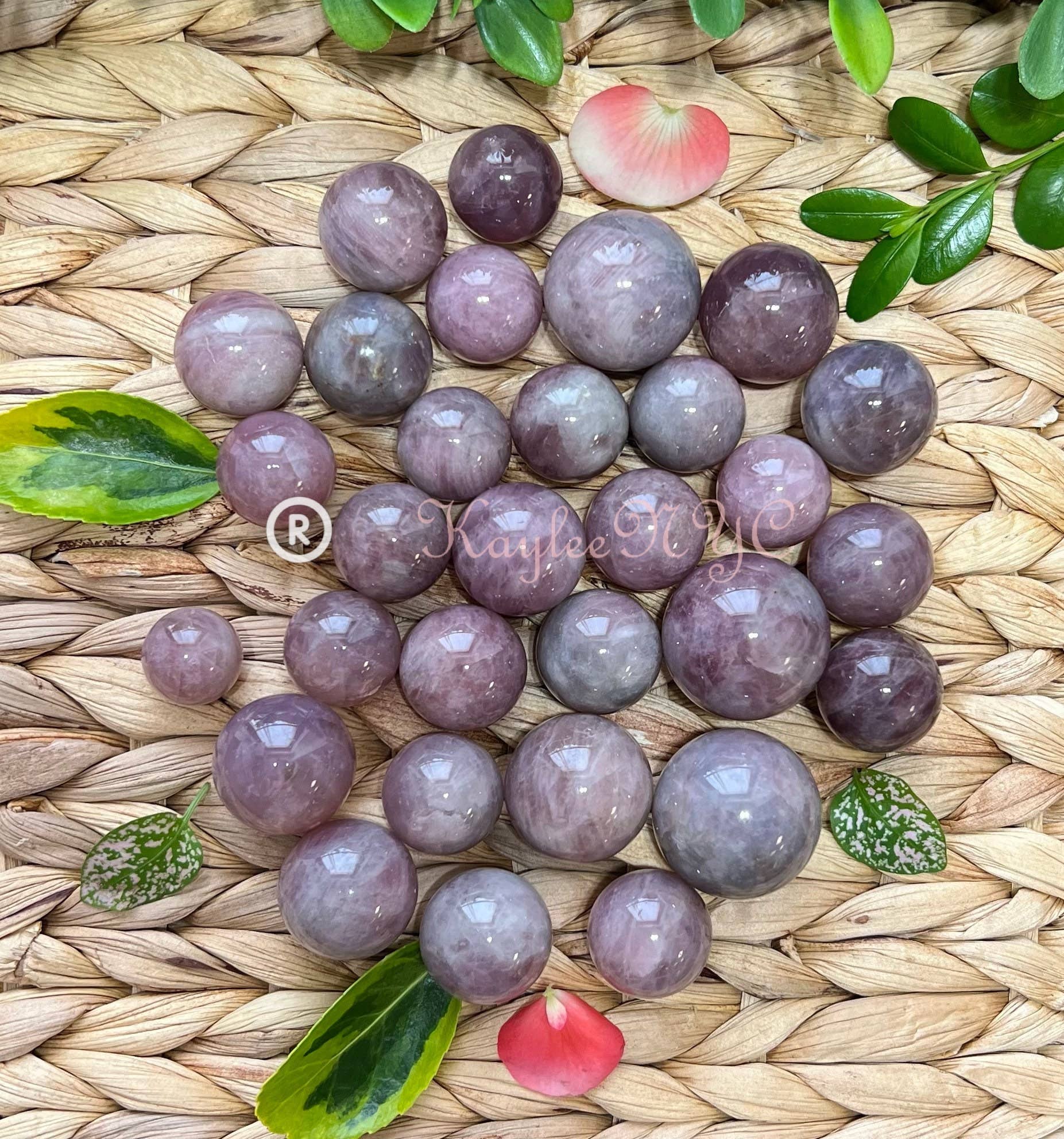 Purple Rose Quartz Sphere