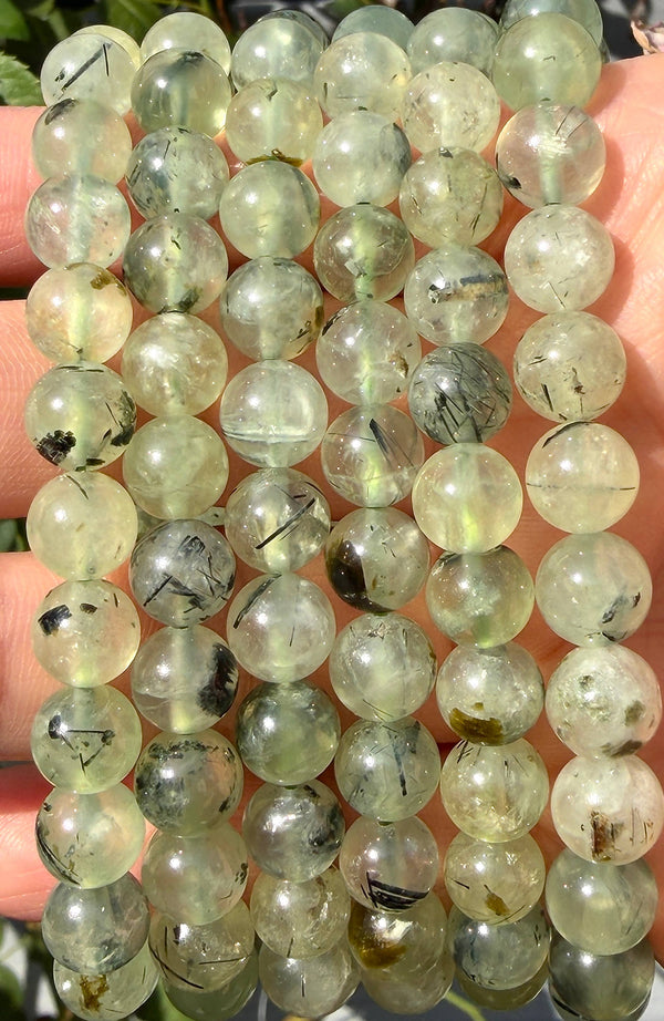 8mm Prehnite Bracelet