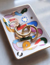 Rainbow Snake Porcelain Dish