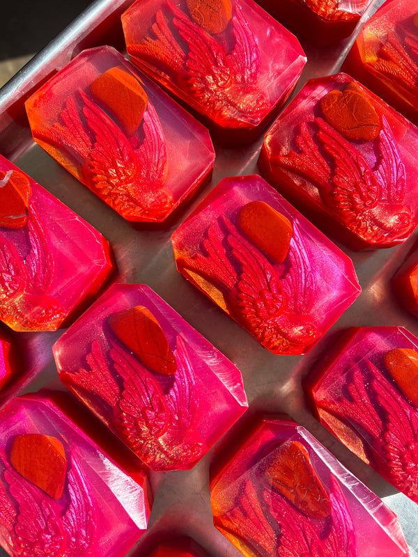 Ruby Wings Soap