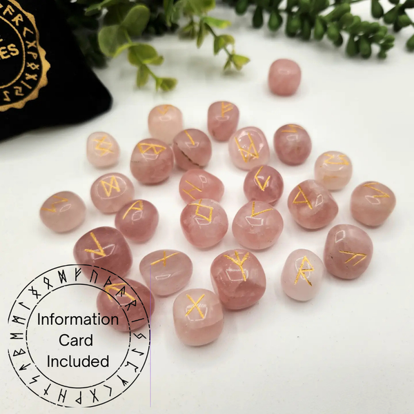 Rose Quartz  Rune Set