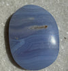 Blue Lace Agate Palm Stone