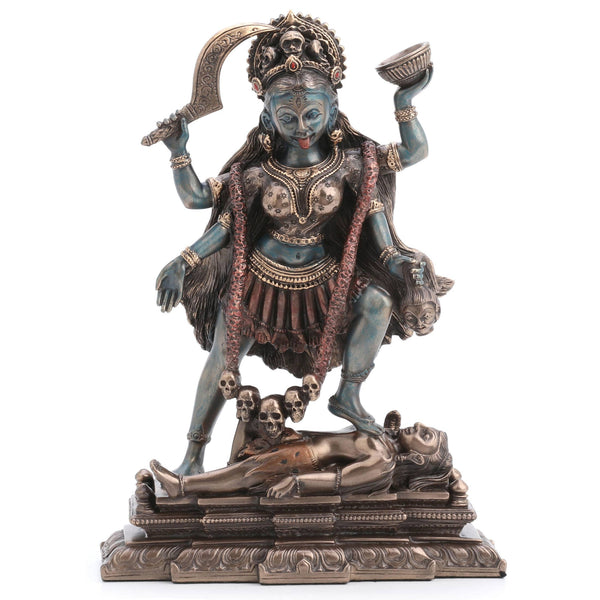 Kali Stepping On Shiva