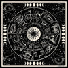 Zodiac Signs Astrology Silk Bandana - 17 x 17 Inches