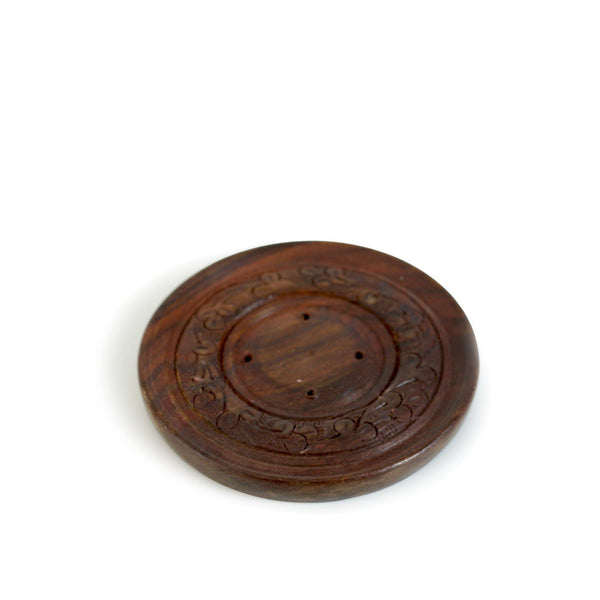 Round Incense Burner Plate  4"