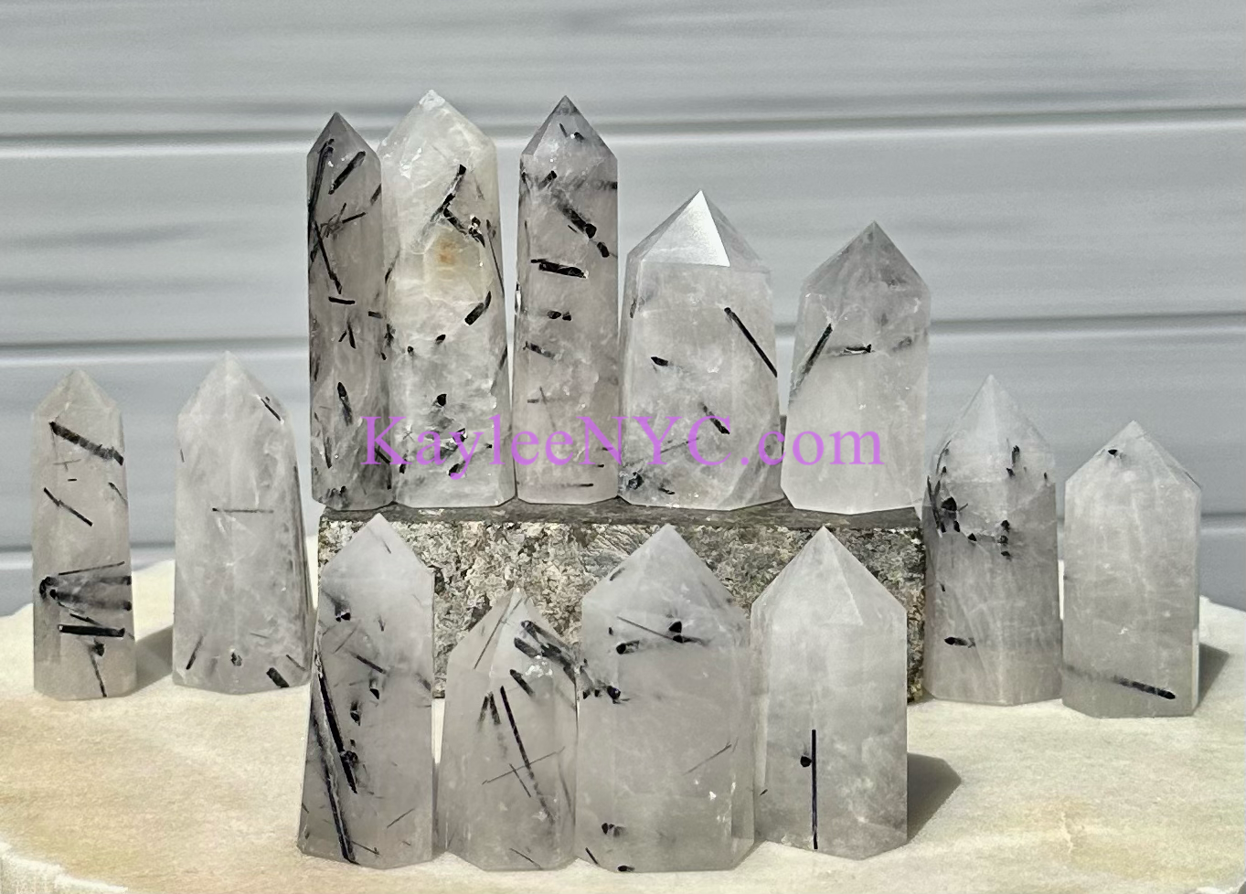 Tourmalinated Quartz Tower