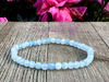 Aquamarine Faceted Bracelet