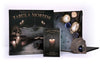 Tabula Mortem spirit board set with packaging, planchette, and decorative elements on a white background