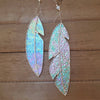 Iridescent Glass Feather Set