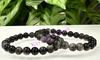 Silver Sheen Obsidian Bracelet