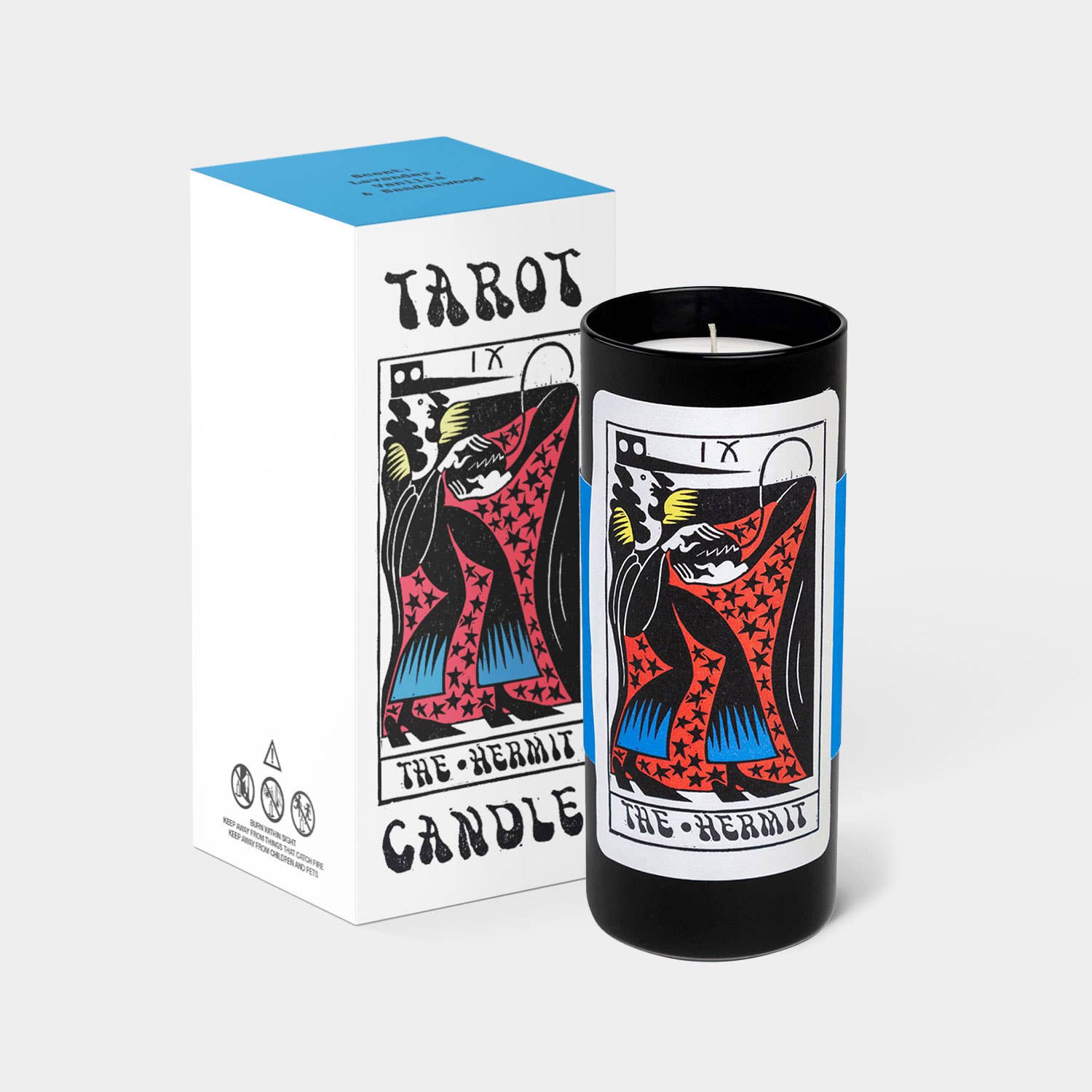 Tarot Hermit Candle