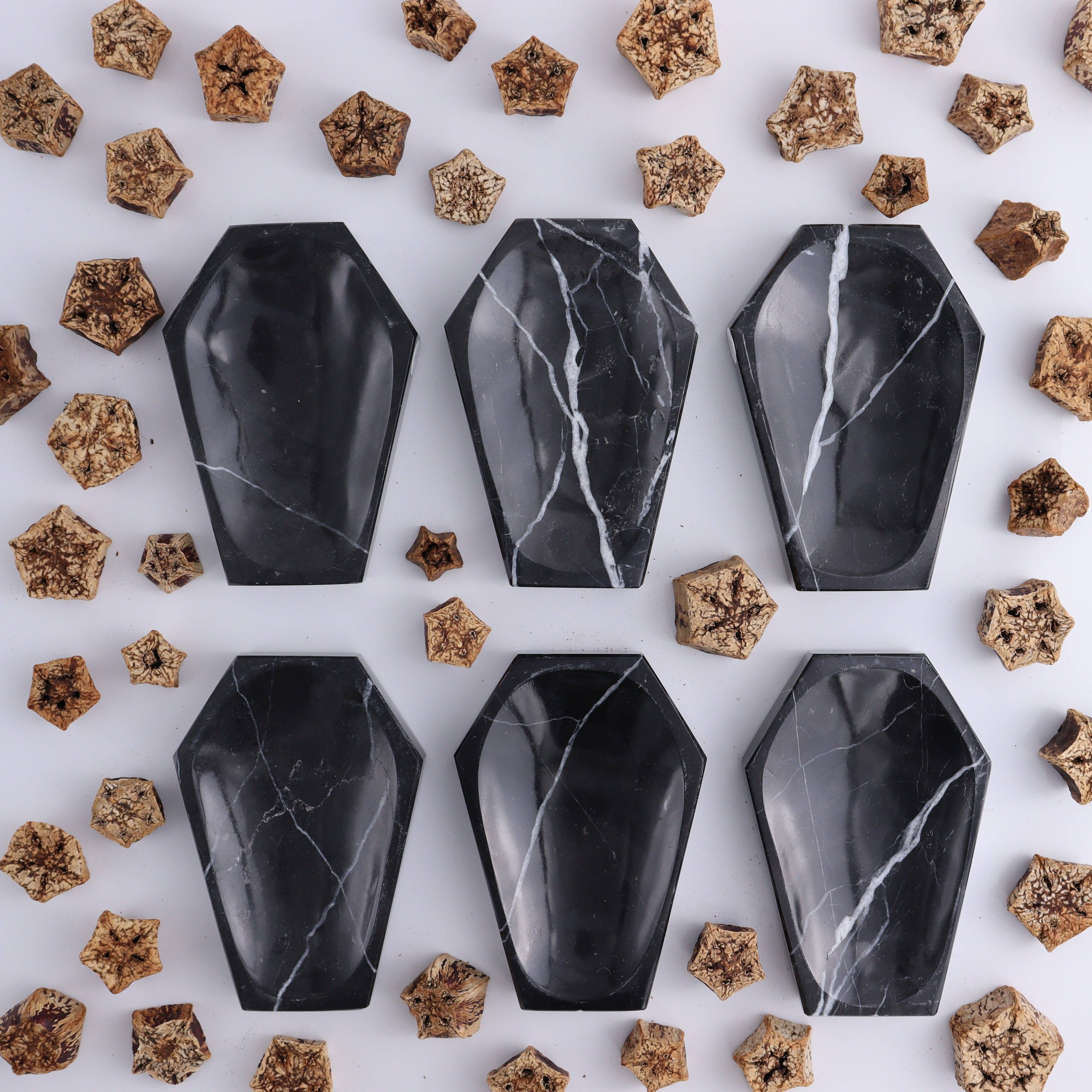 Black Marble Coffin