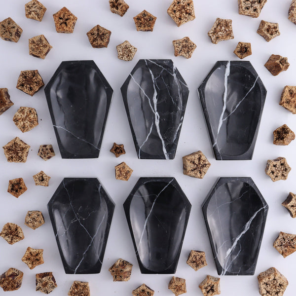 Black Marble Coffin