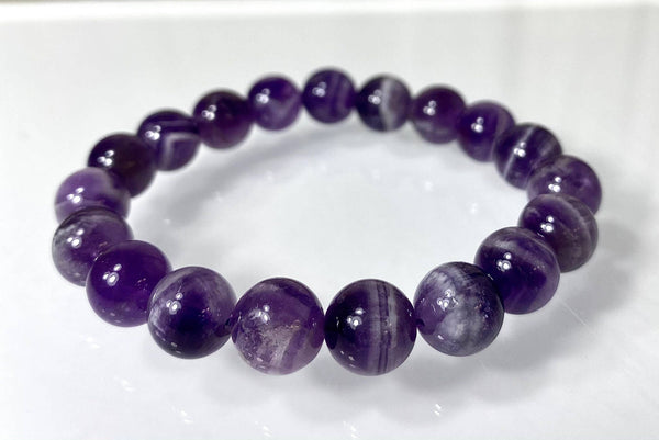 Chevron Amethyst Bracelet