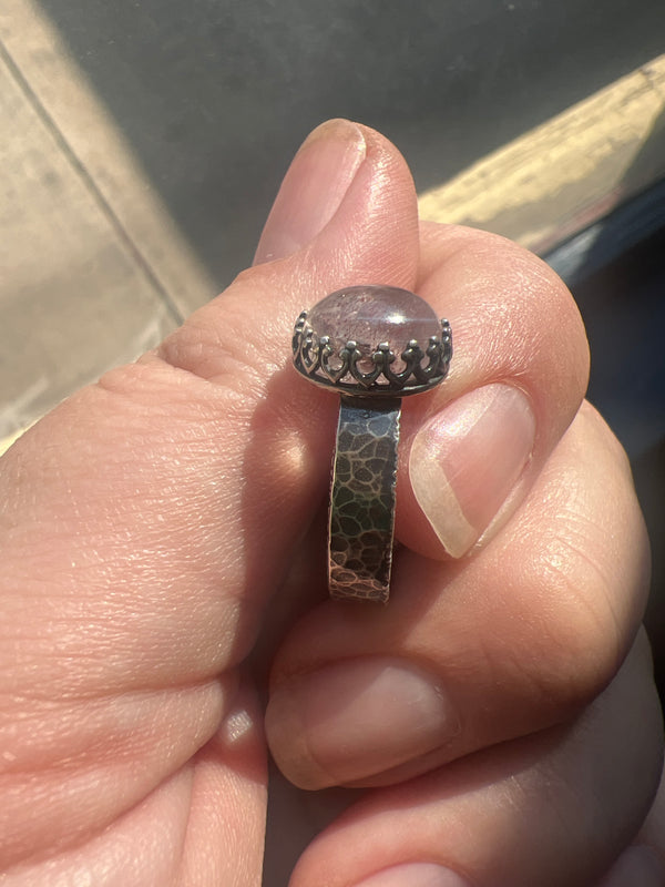 Silver & Lepidocrocite Ring Size 8