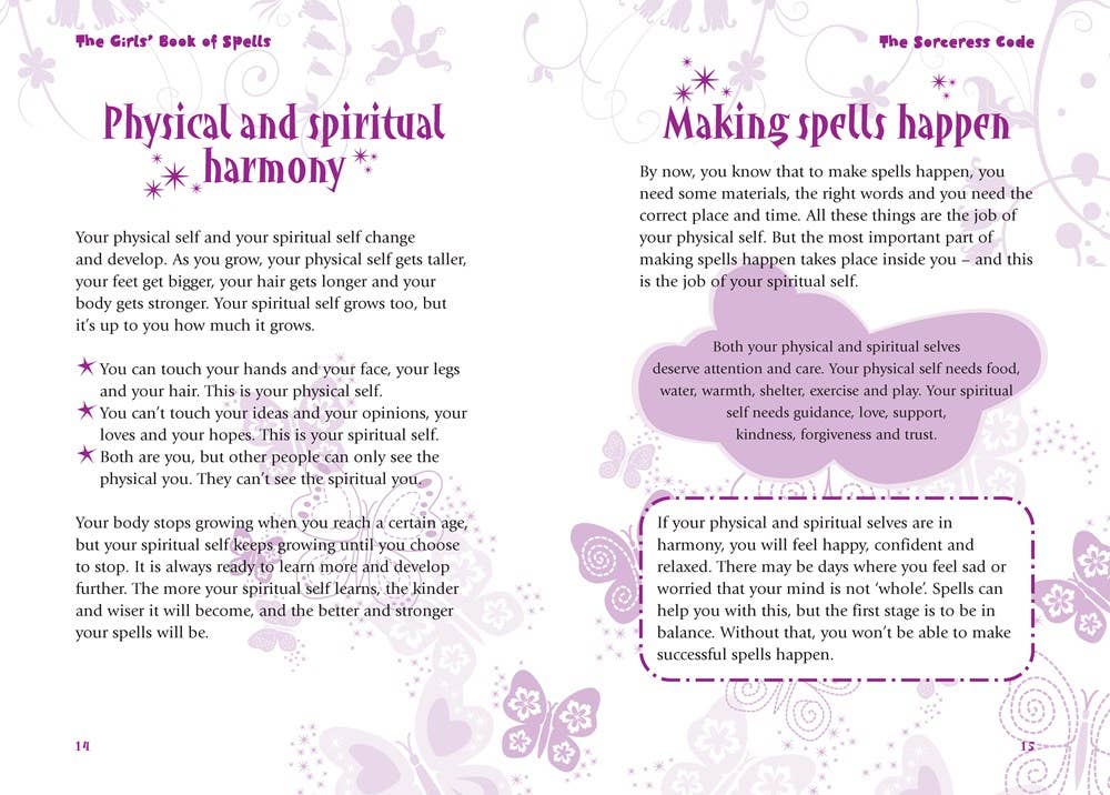 Girls' Book of Spells: Release Your Inner Magic!: US paperback