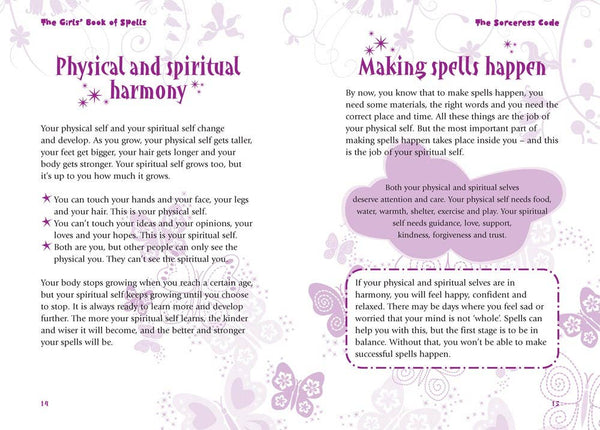 Girls' Book of Spells: Release Your Inner Magic!: US paperback