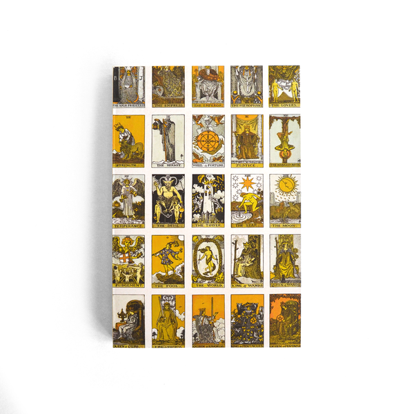 Vintage Tarot Card Journal - Exposed Coptic Binding
