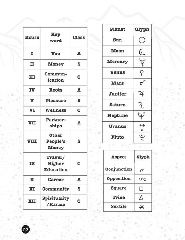 A Pocket Guide to Natal Astrology: Birth Chart Basics (Zine)
