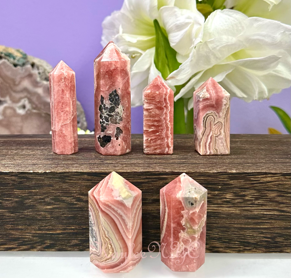Natural Rhodochrosite Obelisk