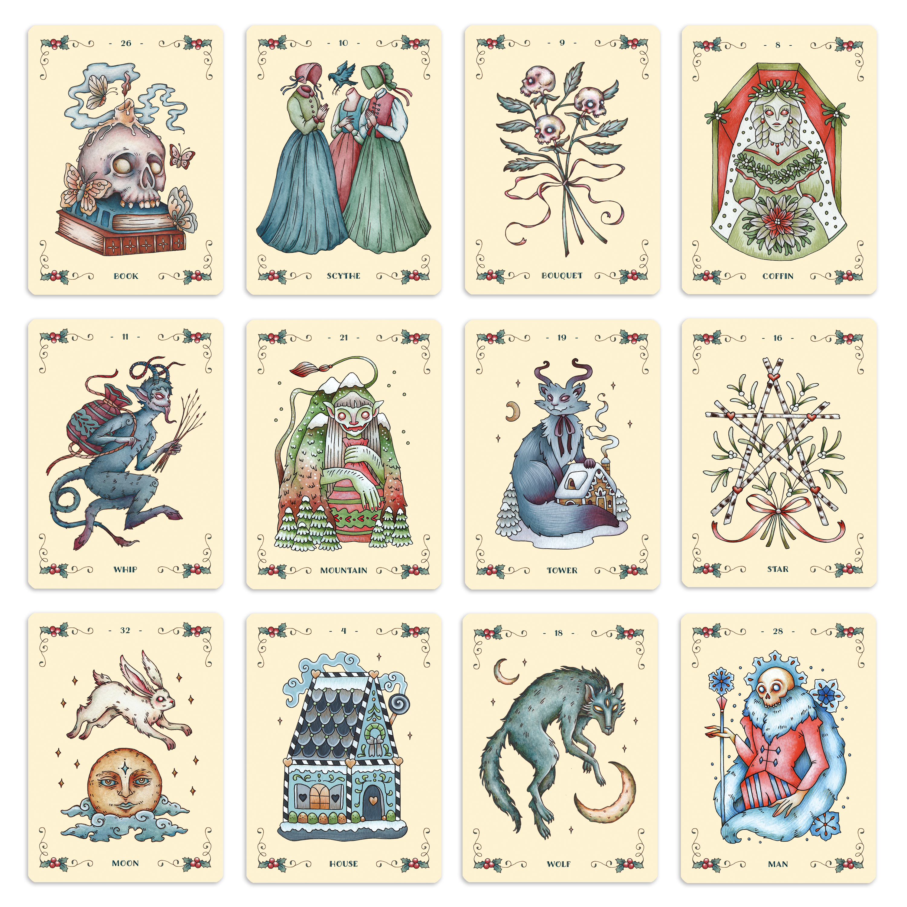 Yuletide Tales Lenormand Deck