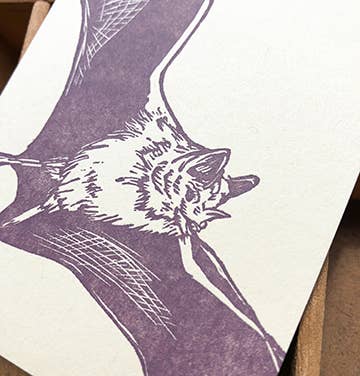 Brown bat jotter notepad