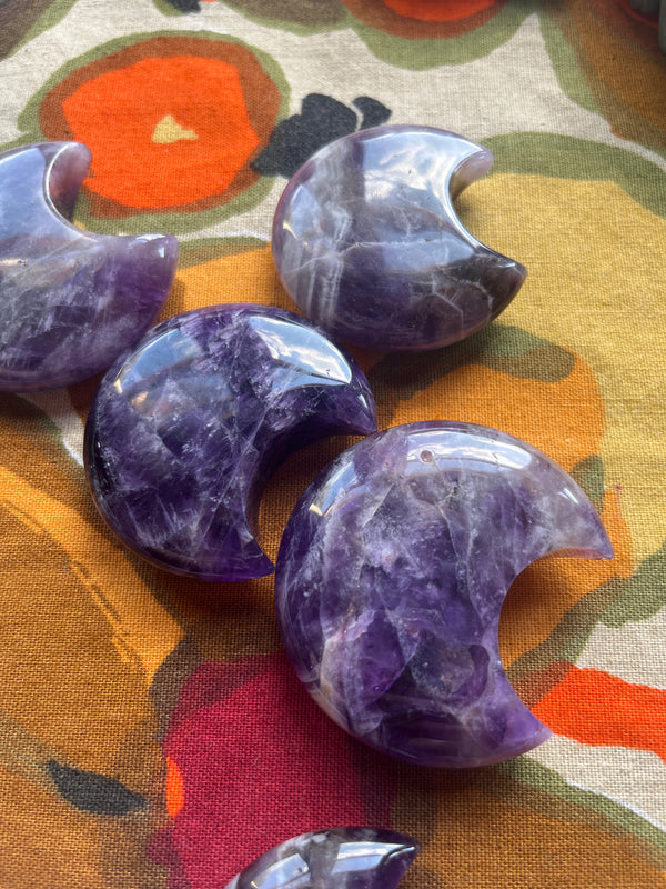 Chevron Amethyst Moons