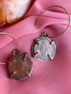 British Coin Earrings