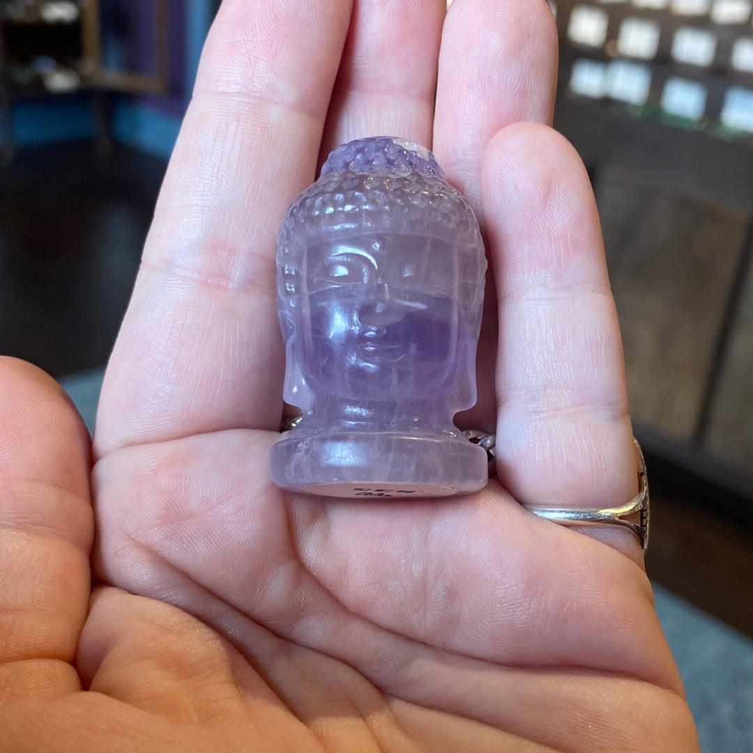 Crystal Buddha Head