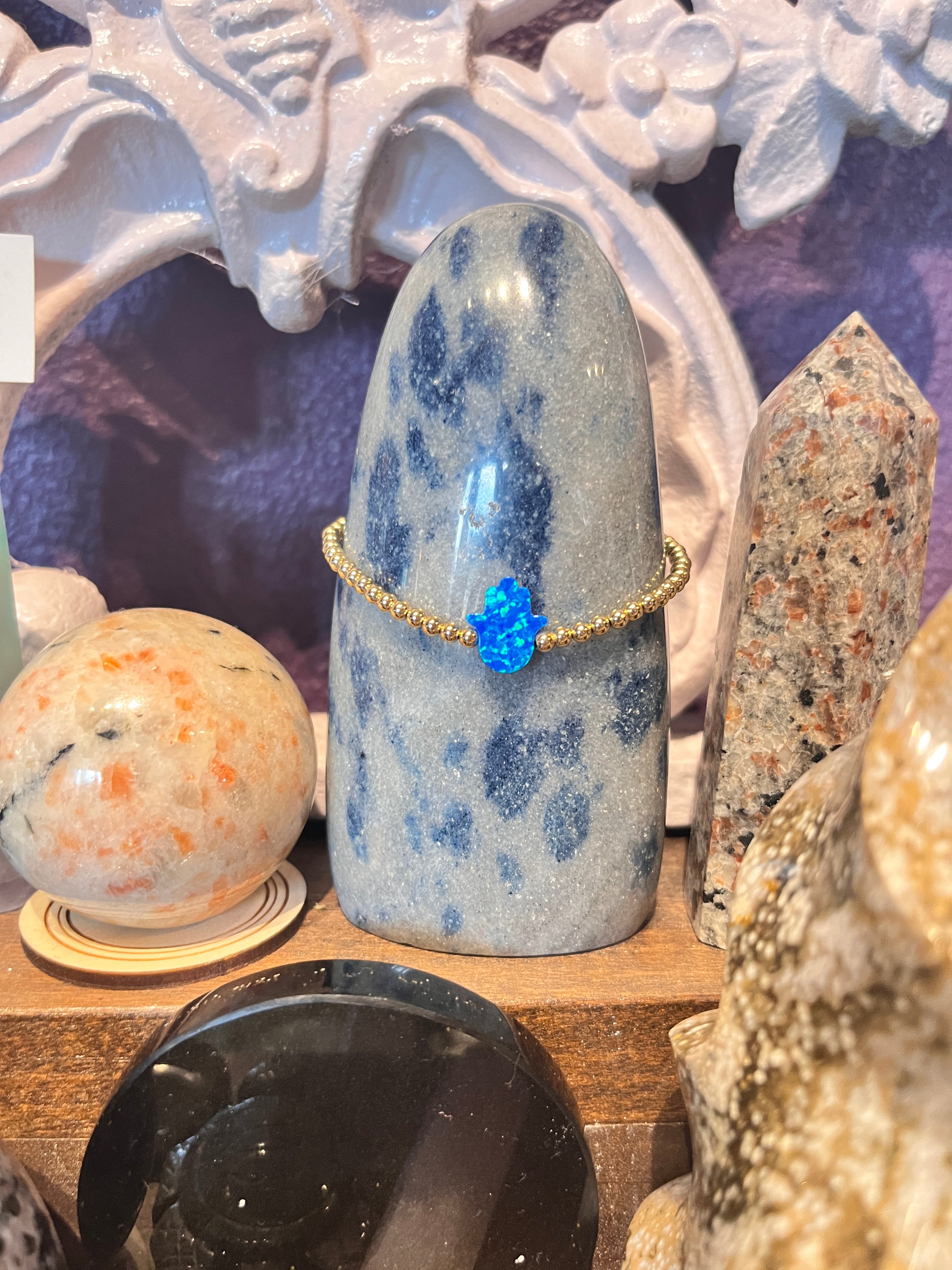 Hamsa Opal Bracelet