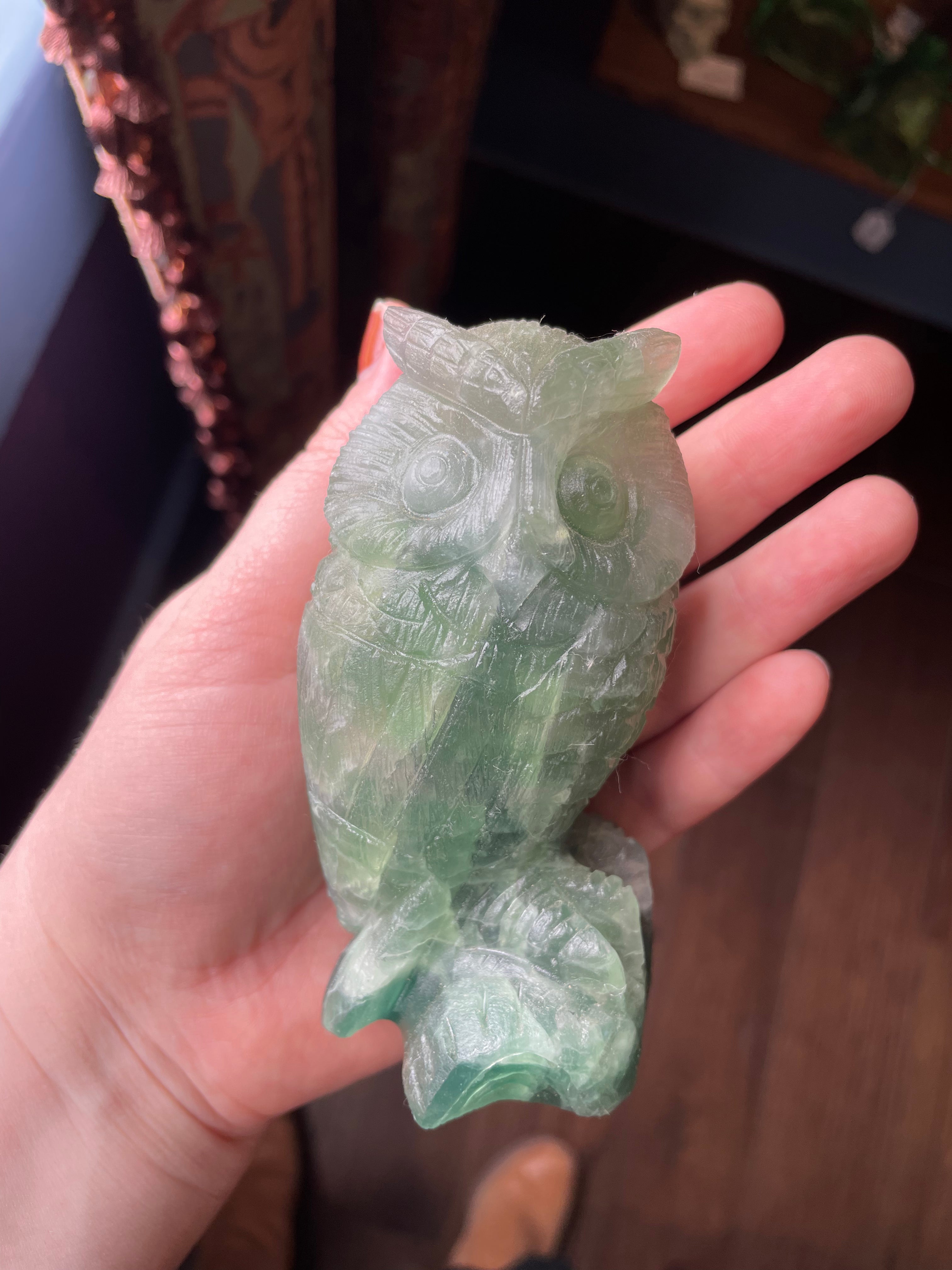 Fluorite Owl