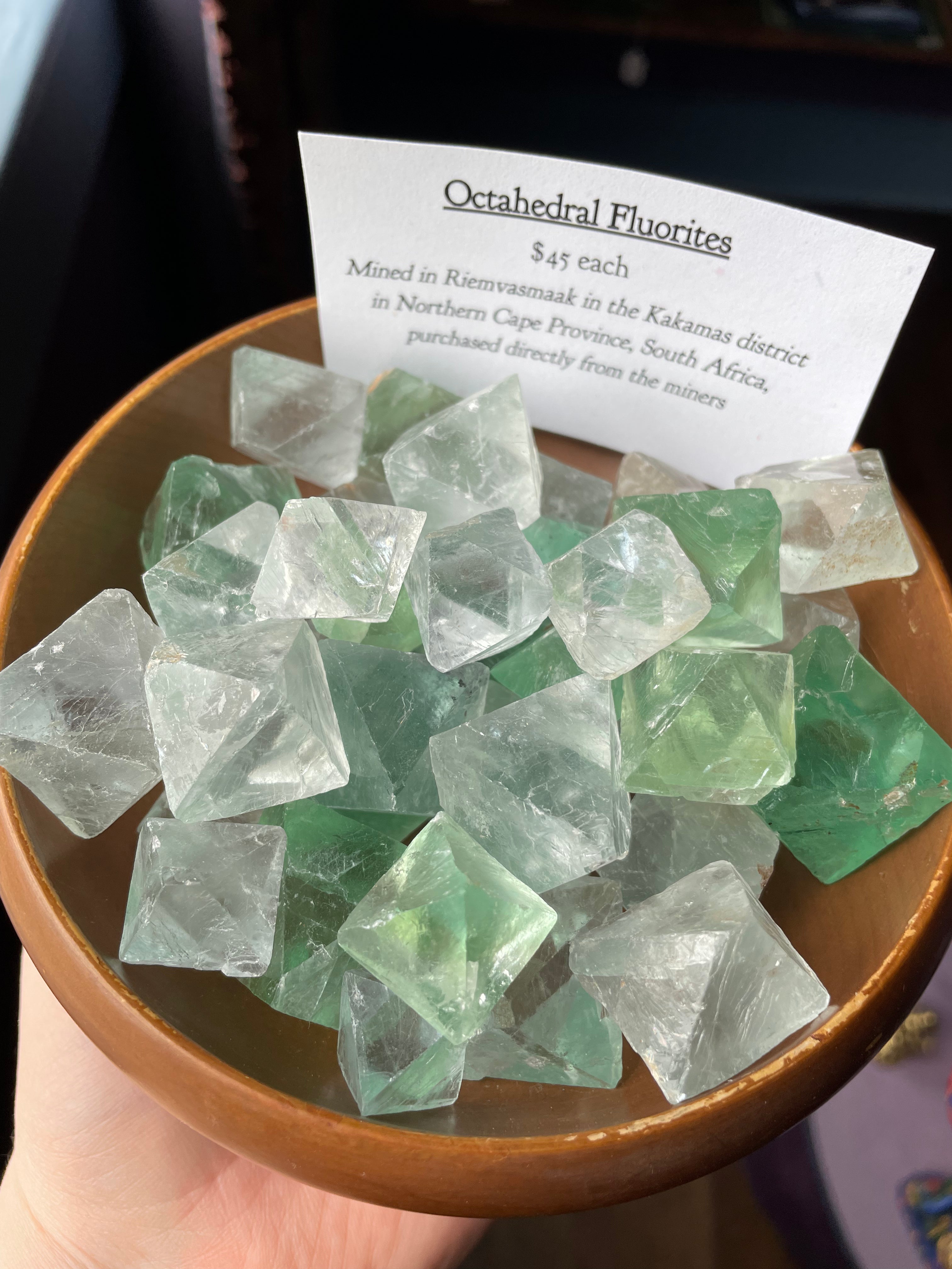 Octahedral Fluorites