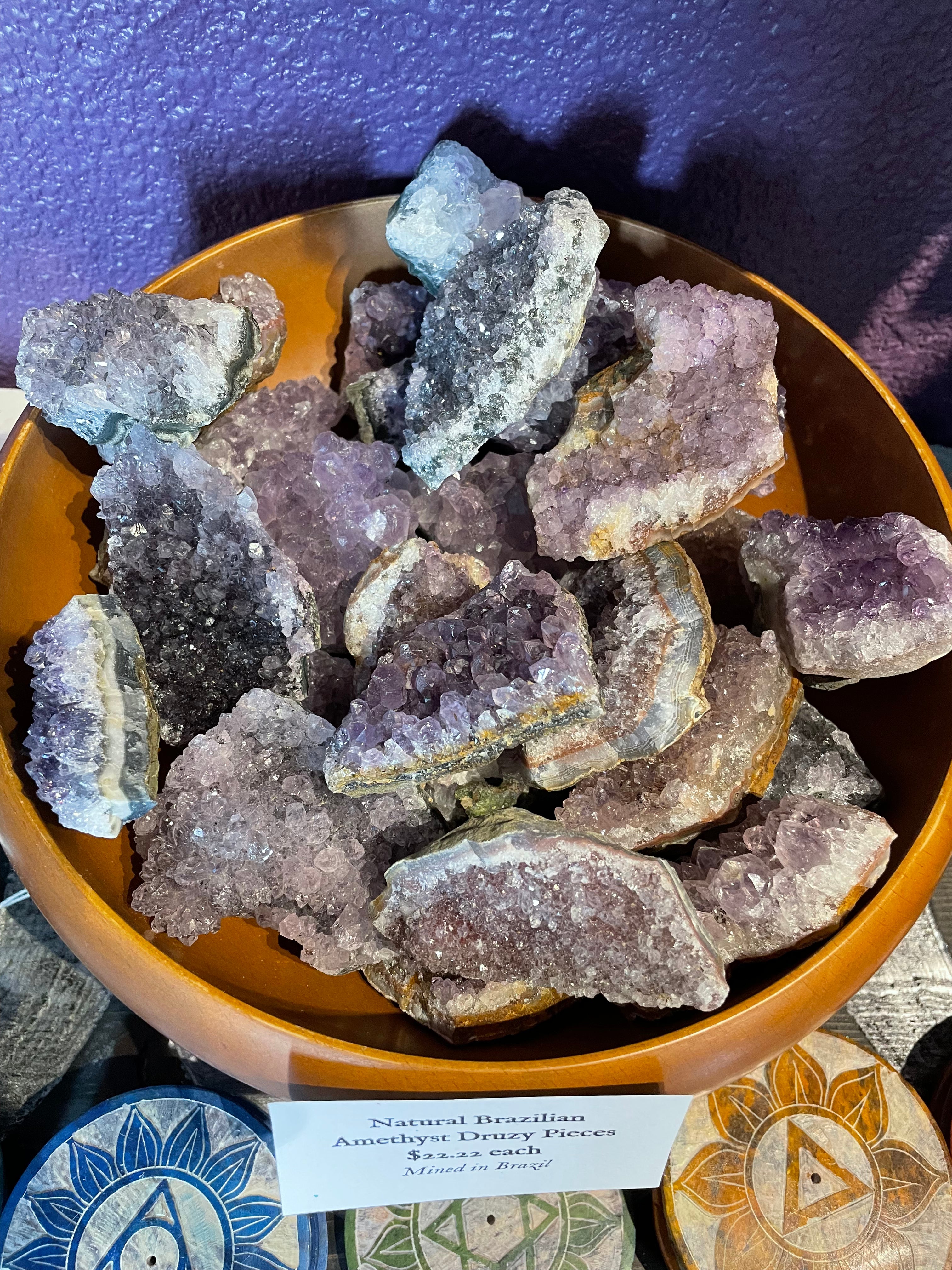 Brazilian Amethyst Druzy Large