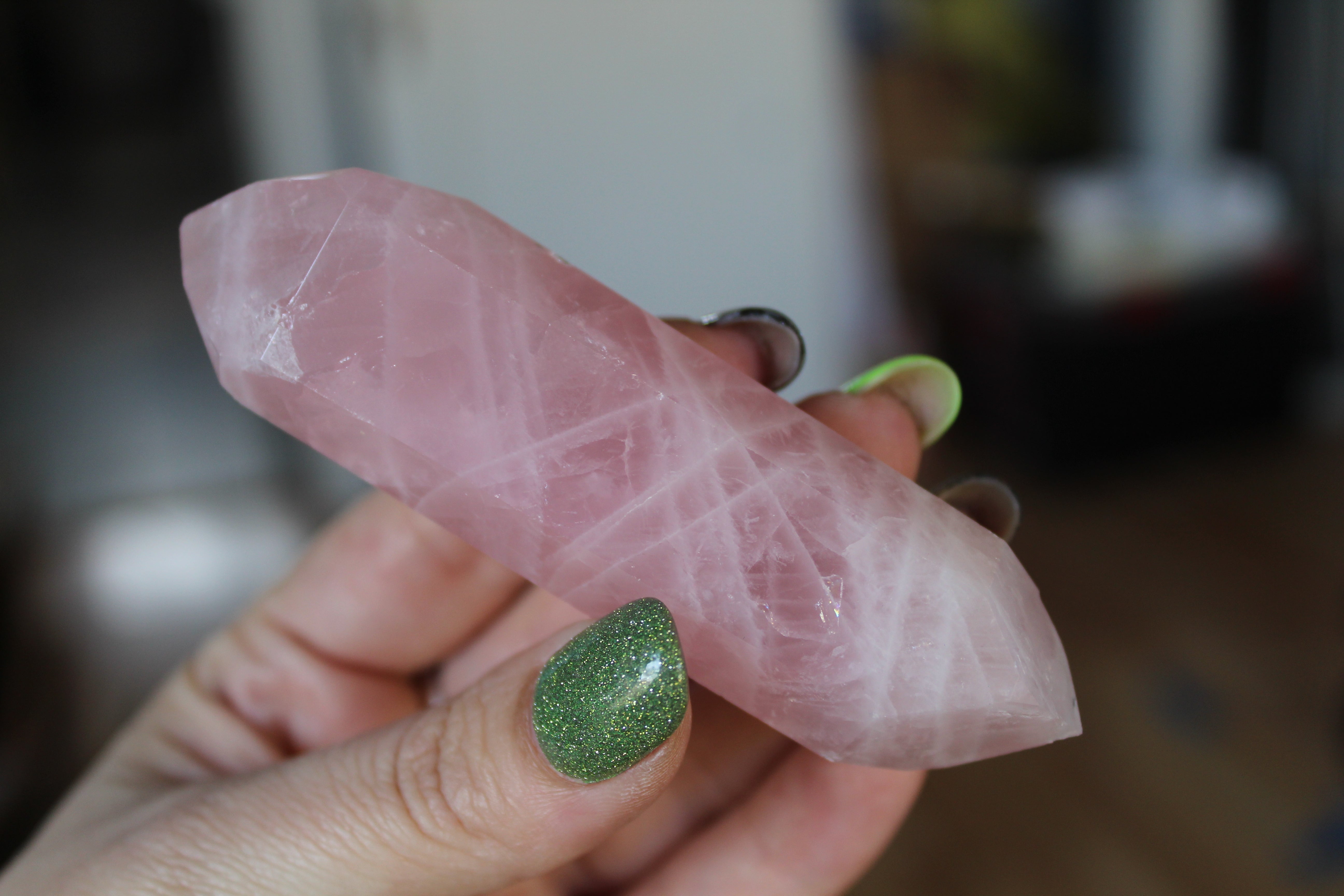 Rose Quartz Dbl Point