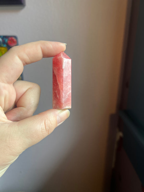 Natural Rhodochrosite Obelisk