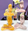 Pink Opal or Orange Calcite Mermaid