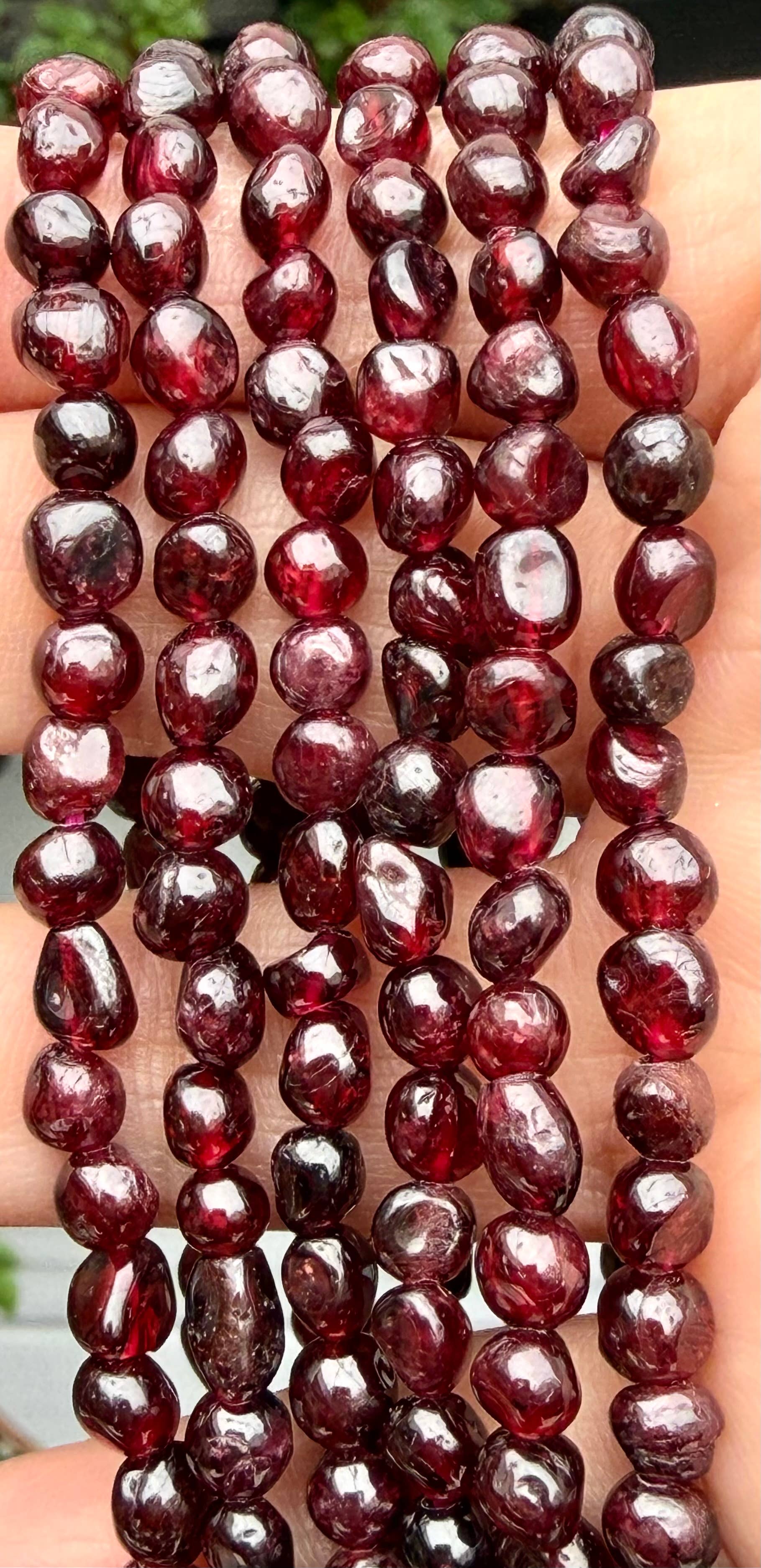 5mm Garnet Tumble Bracelet
