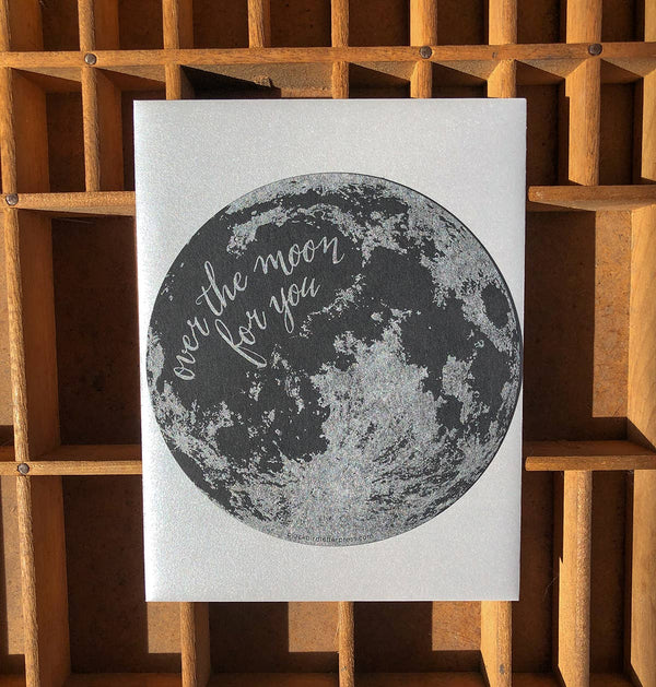 Over The Moon Card