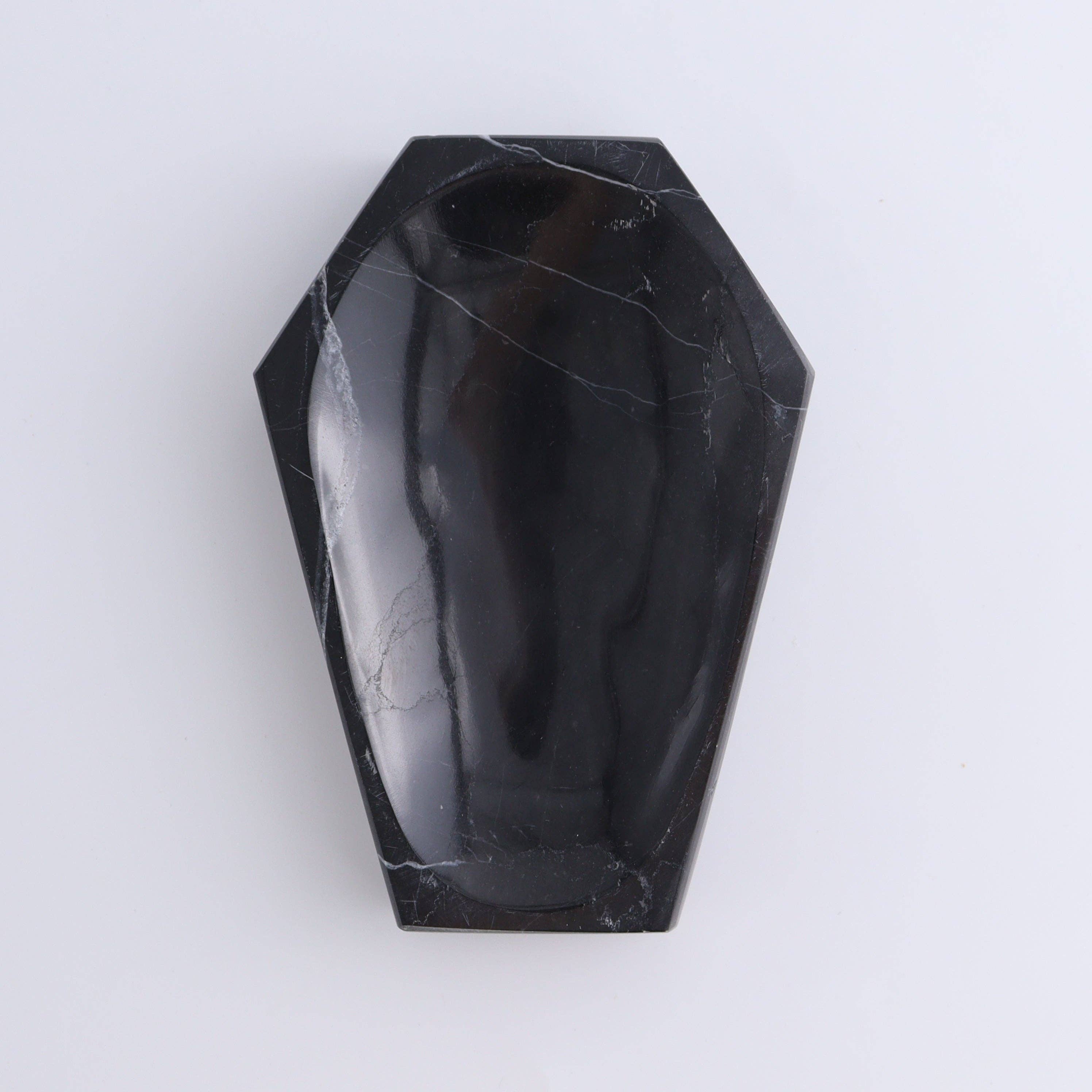 Black Marble Coffin