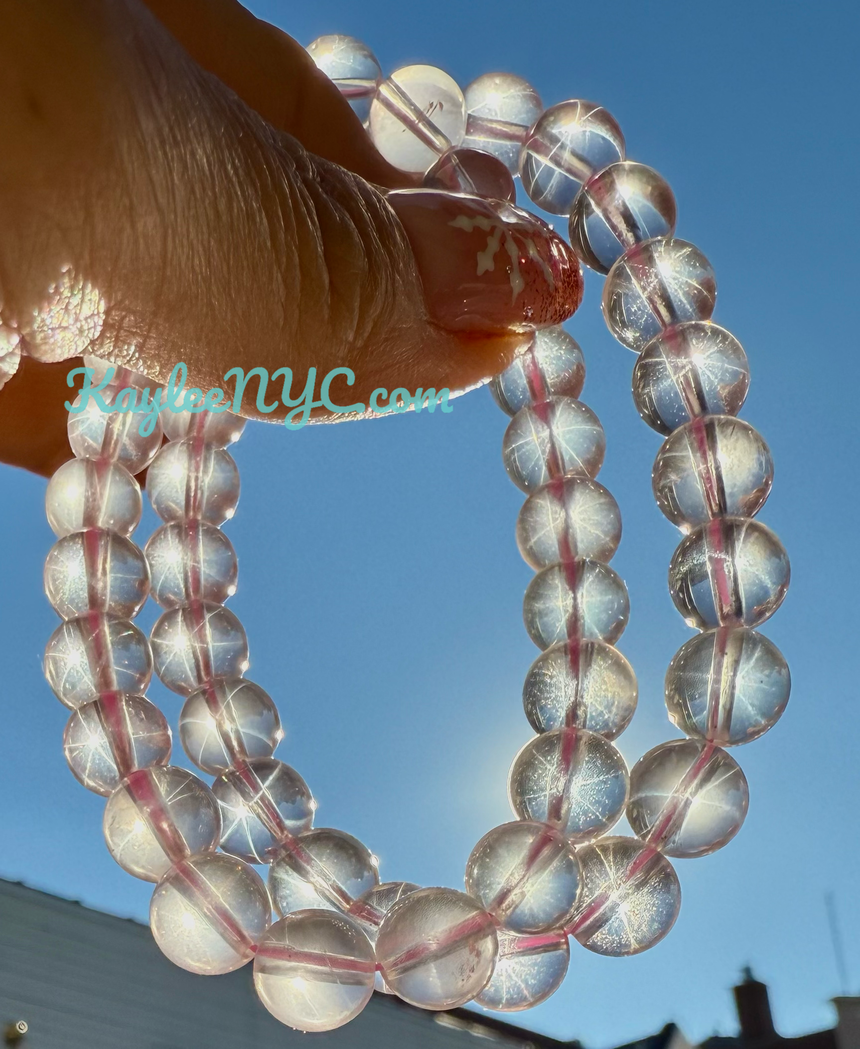 Star Rose Quartz Bracelet