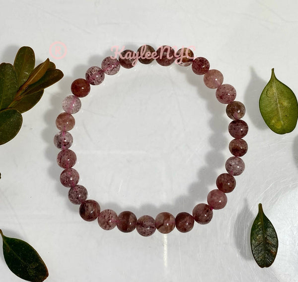 Strawberry Quartz Bracelet