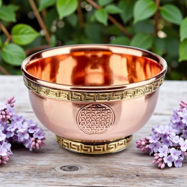Copper Bowl - Flower of Life
